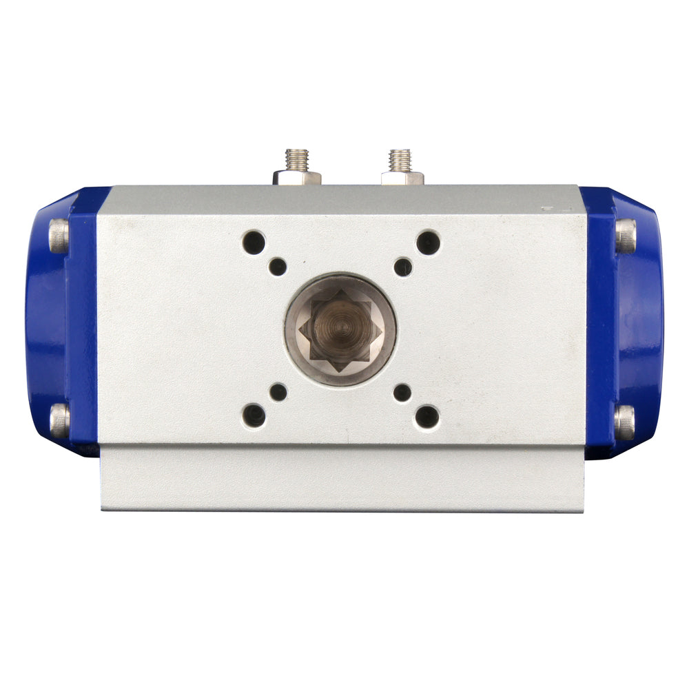 DN80 (3 inch) Wafer Pneumatische Vlinderklep GG25-RVS-NBR Veersluitend - BFLW