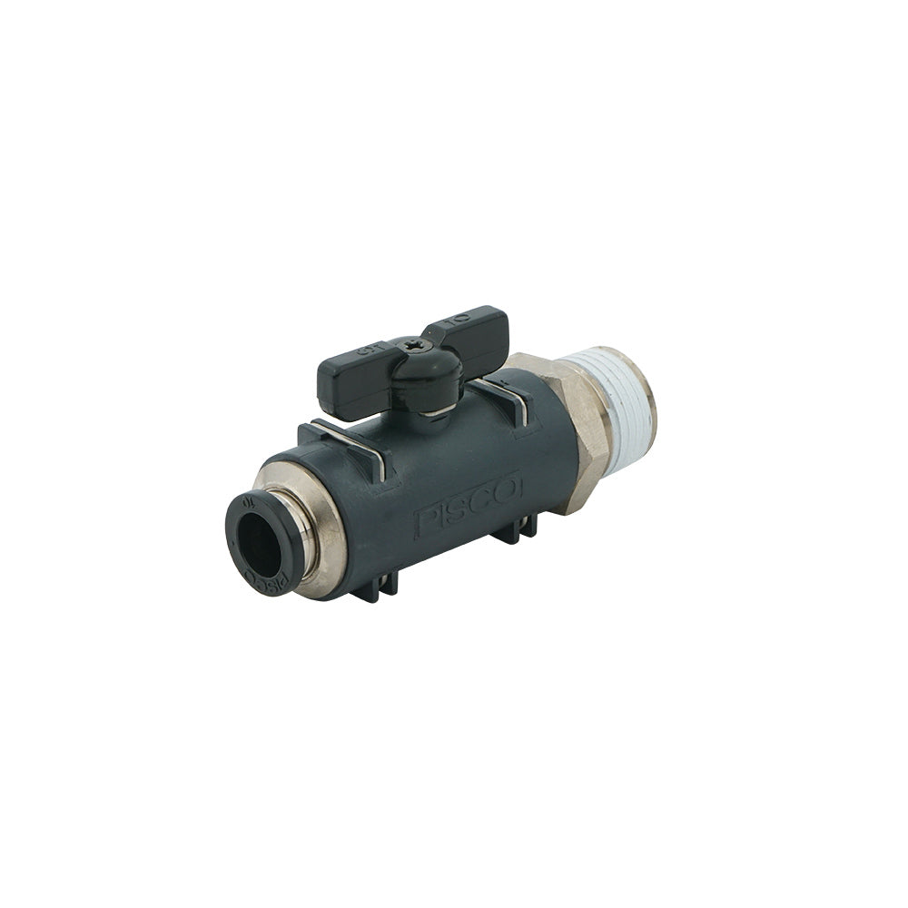 10mm - R1/4" Rechte 2-Weg Kogelkraan Serie 60