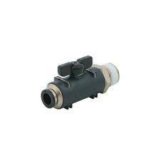 10mm - R1/4" Rechte 2-Weg Kogelkraan Serie 60