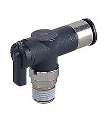 R1/8" - 6mm 2-Weg Haakse Kogelkraan Serie 10