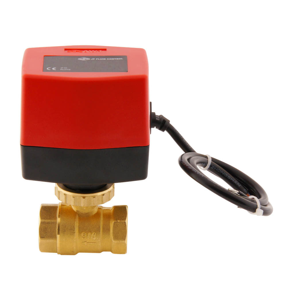 Elektrische Kogelkraan BW2 3/4" 2-weg 120V AC relais