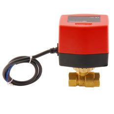 Elektrische Kogelkraan BW3 1/2" 3-weg 120V AC relais