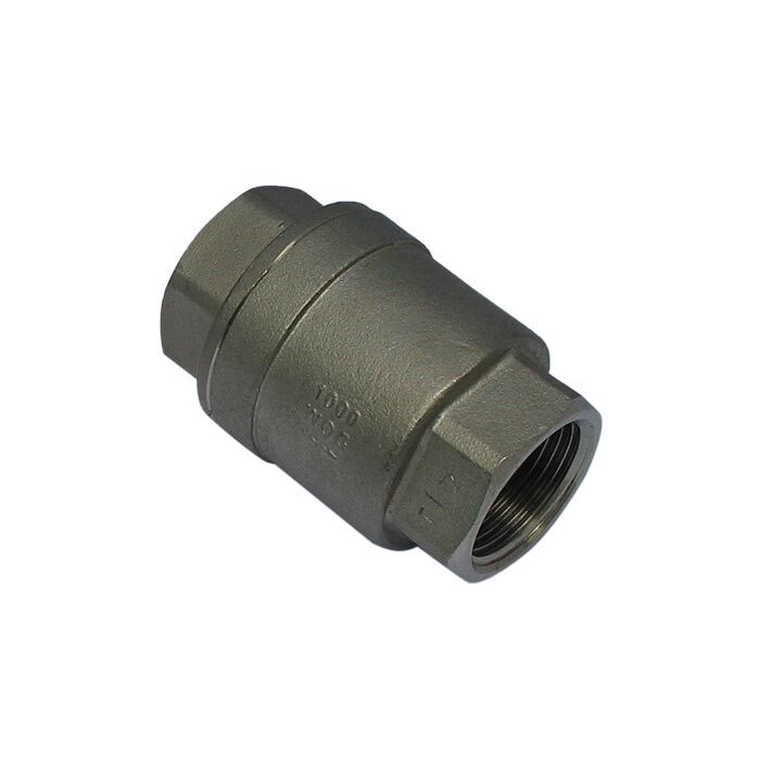 655 - G1/2'' Terugslagklep RVS PTFE F/F 64bar