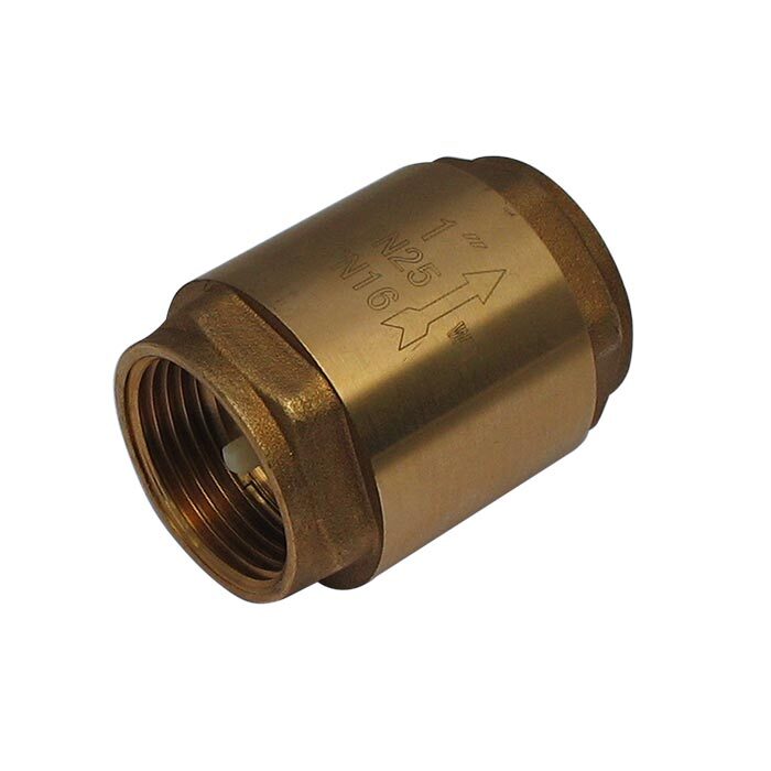 999L - G3/8'' Terugslagklep Messing NBR F/F 16bar