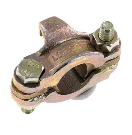 Safety Malleable Cast Iron Hose Clamp 22-29 mm Twist Claw Coupling DIN 20039B [2 Pieces]