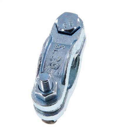 Malleable Cast Iron Hose Clamp 22-29 mm Twist Claw Coupling DIN 20039A [2 Pieces]