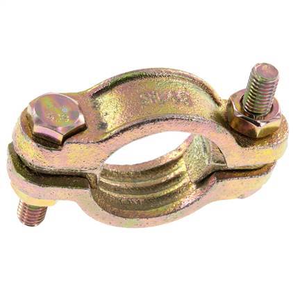 Malleable Cast Iron Hose Clamp 39-49 mm Twist Claw Coupling DIN 20039A [2 Pieces]