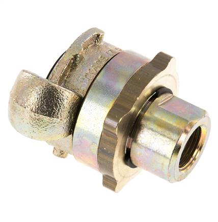 Gietijzer DN 10 DIN 3238 compressor klauwkoppeling G 3/8 inch Binnendraad