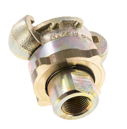 Gietijzer DN 10 DIN 3238 compressor klauwkoppeling G 3/8 inch Binnendraad