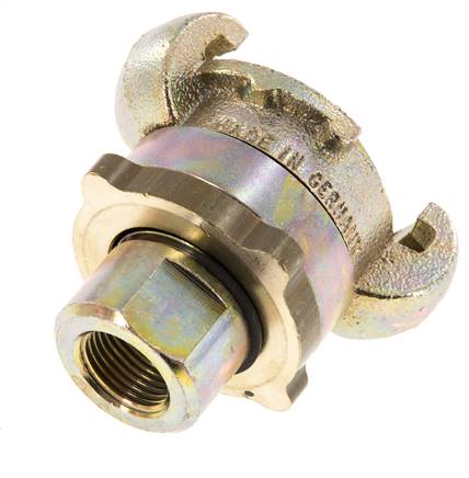 Gietijzer DN 10 DIN 3238 compressor klauwkoppeling G 3/8 inch Binnendraad