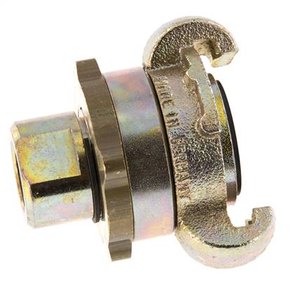 Gietijzer DN 10 DIN 3238 compressor klauwkoppeling G 3/8 inch Binnendraad