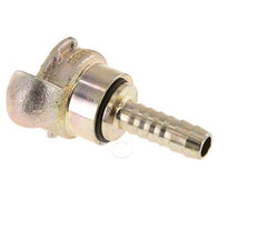 Gietijzer DN 10 DIN 3489 Compressor Klauwkoppeling met 13 mm Slangpilaar Draaibaar