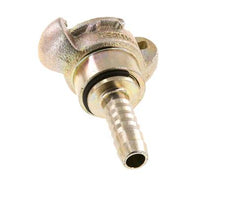 Gietijzer DN 10 DIN 3489 Compressor Klauwkoppeling met 13 mm Slangpilaar Draaibaar