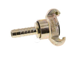 Gietijzer DN 10 DIN 3489 Compressor Klauwkoppeling met 13 mm Slangpilaar Draaibaar