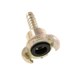 Gietijzer DN 10 DIN 3489 Compressor Klauwkoppeling met 13 mm Slangpilaar Draaibaar