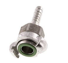RVS DN 10 DIN 3238 Compressor Klauwkoppeling met 13 mm Slangpilaar