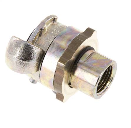 Gietijzer DN 13 DIN 3238 compressor klauwkoppeling G 1/2 inch Binnendraad