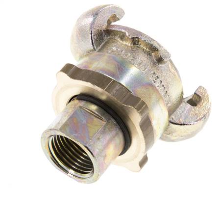 Gietijzer DN 13 DIN 3238 compressor klauwkoppeling G 1/2 inch Binnendraad