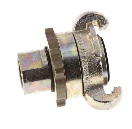 Gietijzer DN 13 DIN 3238 compressor klauwkoppeling G 1/2 inch Binnendraad