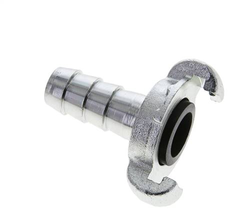 Gietijzer DN 14 DIN 3489 Compressor Klauwkoppeling met 19 mm Slangpilaar
