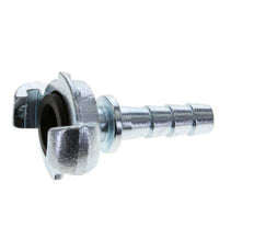Gietijzer DN 8.5 DIN 3489 Compressor Klauwkoppeling met 13 mm Slangpilaar Veiligheidskraag
