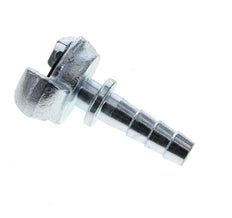 Gietijzer DN 8.5 DIN 3489 Compressor Klauwkoppeling met 13 mm Slangpilaar Veiligheidskraag