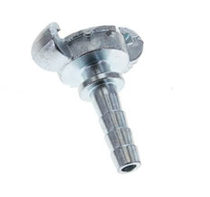 Gietijzer DN 8.5 DIN 3489 Compressor Klauwkoppeling met 13 mm Slangpilaar Veiligheidskraag