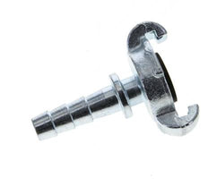 Gietijzer DN 8.5 DIN 3489 Compressor Klauwkoppeling met 13 mm Slangpilaar Veiligheidskraag