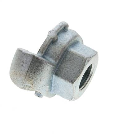 Gietijzer DN 15 DIN 3489 compressor klauwkoppeling Rp 3/8 inch Binnendraad