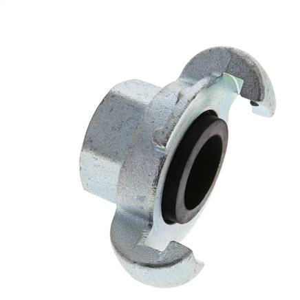 Gietijzer DN 15 DIN 3489 compressor klauwkoppeling Rp 3/8 inch Binnendraad