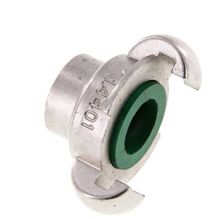 RVS DN 15 DIN 3489 compressor klauwkoppeling Rp 3/8 inch Binnendraad