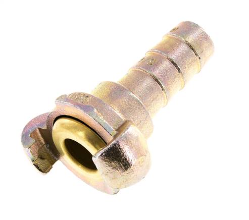Gietijzer DN 15 DIN 3489 Compressor Klauwkoppeling met 19 mm Slangpilaar