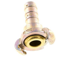 Gietijzer DN 15 DIN 3489 Compressor Klauwkoppeling met 19 mm Slangpilaar