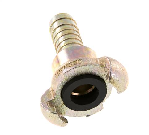 Gietijzer DN 15 DIN 3489 Compressor Klauwkoppeling met 19 mm Slangpilaar Draaibaar