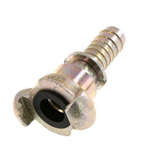 Gietijzer DN 15 DIN 3489 Compressor Klauwkoppeling met 19 mm Slangpilaar Draaibaar Veiligheidskraag