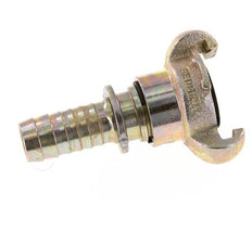 Gietijzer DN 15 DIN 3489 Compressor Klauwkoppeling met 19 mm Slangpilaar Draaibaar Veiligheidskraag