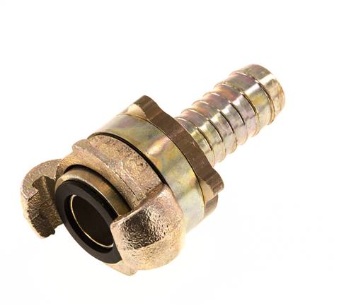 Gietijzer DN 15 DIN 3238 Compressor Klauwkoppeling met 19 mm Slangpilaar
