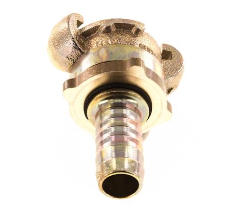 Gietijzer DN 15 DIN 3238 Compressor Klauwkoppeling met 19 mm Slangpilaar