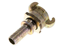 Gietijzer DN 15 DIN 3238 Compressor Klauwkoppeling met 19 mm Slangpilaar Veiligheidskraag