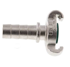 RVS DN 15 DIN 3489 Compressor Klauwkoppeling met 19 mm Slangpilaar