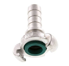 RVS DN 15 DIN 3489 Compressor Klauwkoppeling met 19 mm Slangpilaar