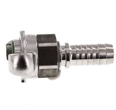 RVS DN 15 DIN 3238 Compressor Klauwkoppeling met 19 mm Slangpilaar