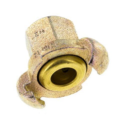 Gietijzer DN 17 DIN 3489 compressor klauwkoppeling Rp 1/2 inch Binnendraad