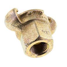 Gietijzer DN 17 DIN 3489 compressor klauwkoppeling Rp 1/2 inch Binnendraad