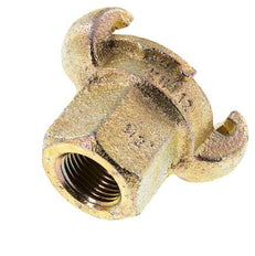 Gietijzer DN 17 DIN 3489 compressor klauwkoppeling Rp 1/2 inch Binnendraad