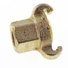 Gietijzer DN 17 DIN 3489 compressor klauwkoppeling Rp 1/2 inch Binnendraad