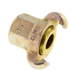 Gietijzer DN 17 DIN 3489 compressor klauwkoppeling Rp 1/2 inch Binnendraad