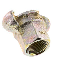 Gietijzer DN 17 DIN 3489 compressor klauwkoppeling Rp 3/4 inch Binnendraad