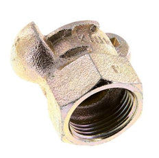 Gietijzer DN 17 DIN 3489 compressor klauwkoppeling Rp 1 inch Binnendraad
