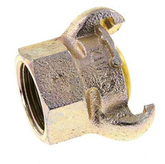 Gietijzer DN 17 DIN 3489 compressor klauwkoppeling Rp 1 inch Binnendraad